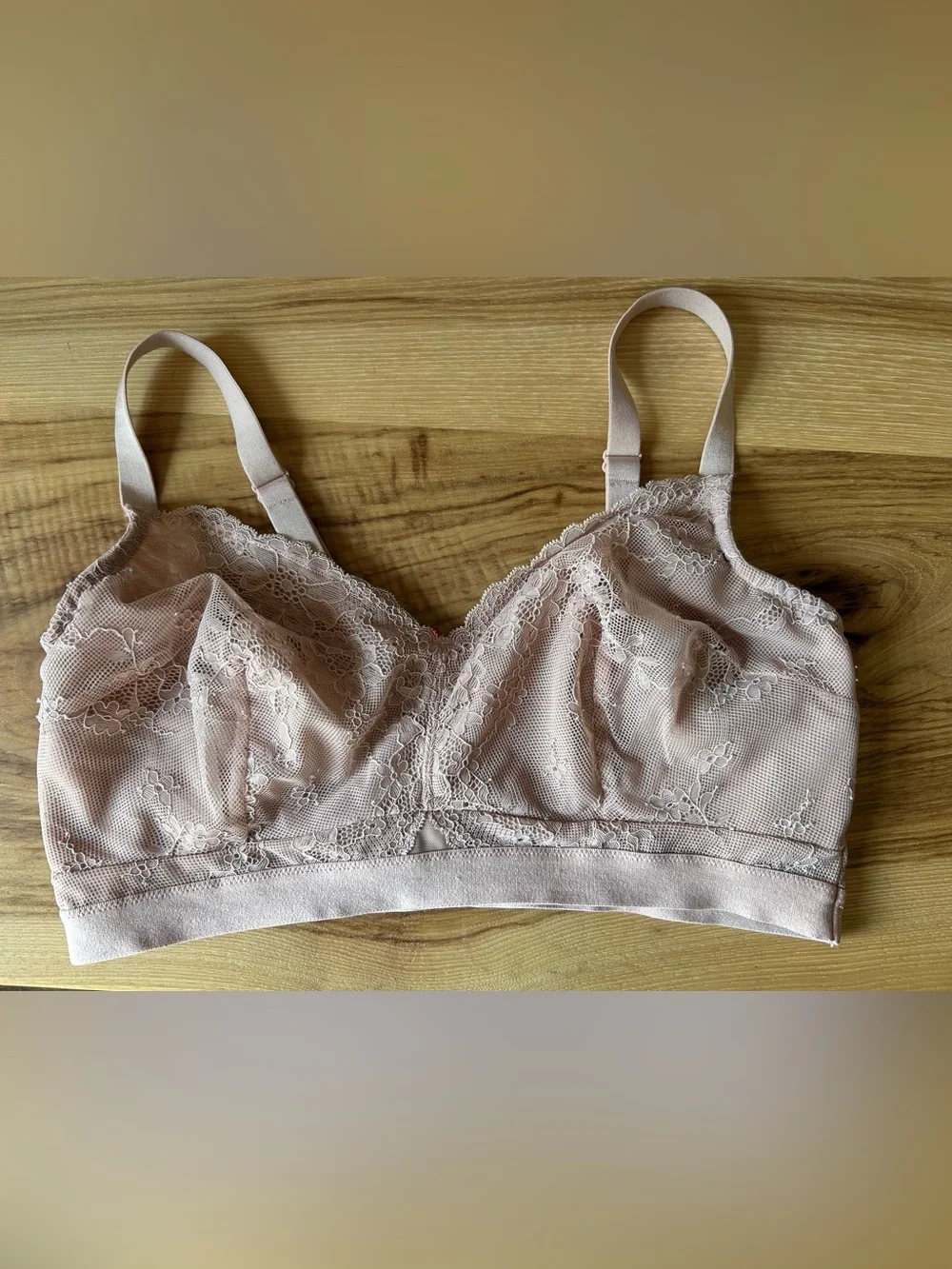 SPANX Lace Soft Bralette in Pale Blush
